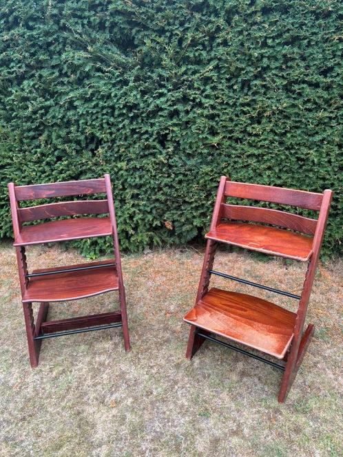 Stokke Tripp trapp stoel - 2 stuks te koop, Kinderen en Baby's, Kinderstoelen, Gebruikt, Meegroeistoel, Ophalen