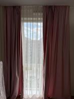 Gorgijnen Verduisterend (zijde), 100 tot 150 cm, 200 cm of meer, Ophalen of Verzenden, Zo goed als nieuw