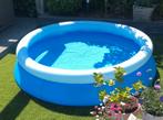 Bestway Zwembad Fast Set opblaasbaar rond 183x51 cm blauw, Tuin en Terras, Opblaaszwembad, 200 tot 400 cm, Rond, Gebruikt