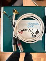 Atlas Equator gebalanceerde toonarmkabel 1,0m haaks nieuw, Ophalen of Verzenden, Nieuw, Platenspeler-onderdeel, Overige merken