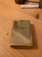 Zippo solid brass, Verzamelen, Rookartikelen, Aanstekers en Luciferdoosjes, Gebruikt, Aansteker, Ophalen