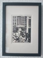 houtsnede, Frans Masereel, Antiek en Kunst, Kunst | Etsen en Gravures, Ophalen of Verzenden