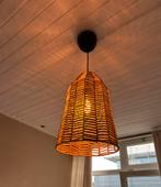 Hanglamp IKEA Kappeland rotan/zwart, Huis en Inrichting, Lampen | Hanglampen, Ophalen, Zo goed als nieuw, Minder dan 50 cm