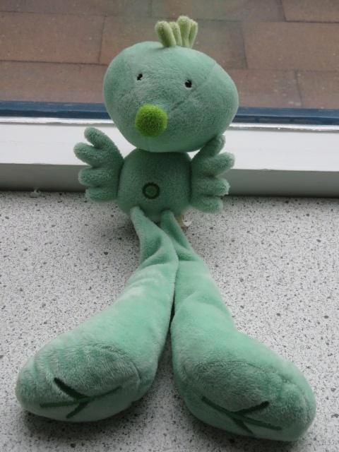 Kip Difrax eend haan vogel meet ca 32 cm lange poten, Kinderen en Baby's, Speelgoed | Knuffels en Pluche, Zo goed als nieuw, Eend