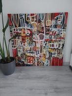 Modern Canvas Schilderij 90x90cm, Ophalen of Verzenden