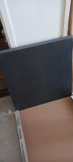 8x Zwarte Vloertegels 60x60 cm, Doe-het-zelf en Verbouw, Tegels, Ophalen, 60 cm of meer, Zo goed als nieuw, Minder dan 5 m²