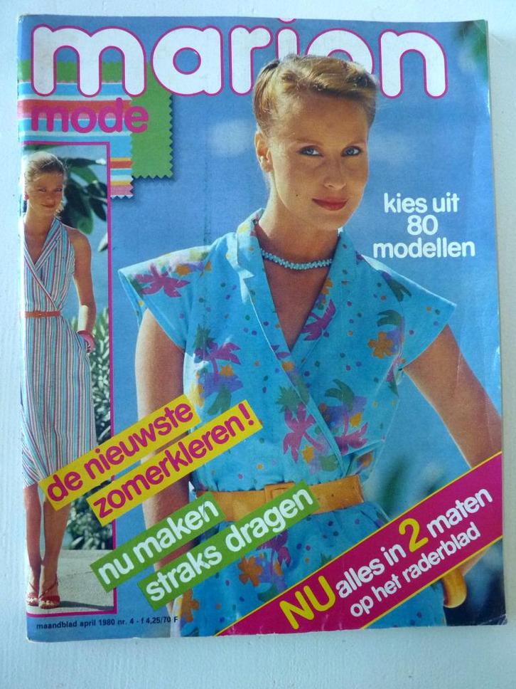 3 x Marion 4/80 4/82 8/87 - jaren 80 -  mooie mode, Hobby en Vrije tijd, Kledingpatronen, Zo goed als nieuw, Vrouw, Marion, Verzenden