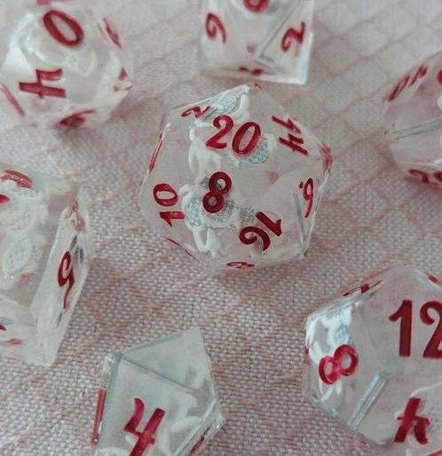 D&D dobbelstenenset dungeon and dragons, dnd, RPG, dice set, Hobby en Vrije tijd, Gezelschapsspellen | Bordspellen, Nieuw, Verzenden