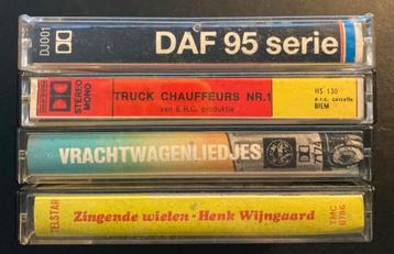 4 Truckers casette bandjes oa Henk Wijngaard beschikbaar voor biedingen