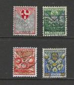 Nederland 199-202 voor het kind serie jaar 1926 gestempeld, Verzenden, T/m 1940, Gestempeld