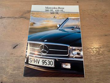 Folder Mercedes-Benz R107 1985 (300SL, 420SL, 500SL) beschikbaar voor biedingen