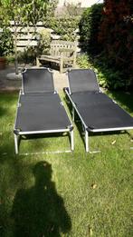 2x ligbed z.g.a.n, Ophalen, Zo goed als nieuw, Aluminium, Verstelbaar