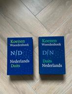 Koenen woordenboeken N/D en D/N, Boeken, Woordenboeken, Duits, Koenen of Wolters, Ophalen of Verzenden, Zo goed als nieuw