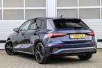 Audi A3 Sportback 30 TFSI 110pk S-tronic S-Line Edition | Sf, Auto's, Stof, Gebruikt, Blauw, Bedrijf