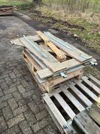 Houten Tuinhekjes, Met poort, Gebruikt, Ophalen of Verzenden, Tuinhek