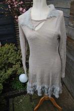 Jurk bruin/ grijs Myrine & Me mt XL Vaste prijs AANBIEDING, Bruin, Maat 46/48 (XL) of groter, Ophalen of Verzenden, Zo goed als nieuw