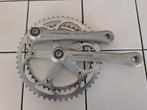 Shimano 105 crankstel, Fietsen en Brommers, Fietsonderdelen, Crankstel of Pedalen, Gebruikt, Shimano, Racefiets