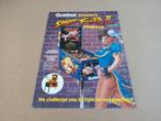 Flyer: Gottlieb Street Fighter II (1992) Flipperkast, Verzamelen, Automaten | Flipperkasten, Gebruikt, Elektronisch, Ophalen of Verzenden