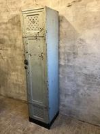 Stoere smalle industriele 1deurs locker | vintage lockerkast, Ophalen, Gebruikt, Vintage Industrieel