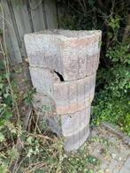 Stapelbare beton bloembakken, Tuin en Terras, Bloembakken en Plantenbakken, Ophalen, Gebruikt, Minder dan 60 cm, Rond