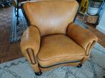 schapenleren fauteuil  clubfauteuil leunstoel zetel, Ophalen, Gebruikt, 50 tot 75 cm, Leer
