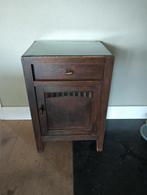 Houten nachtkastje, Huis en Inrichting, Ophalen, Gebruikt, Minder dan 45 cm, 55 tot 70 cm