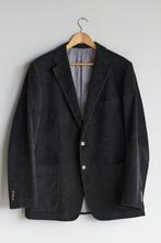 Vintage De Bijenkorf Herenblazer – Corduroy –Zwart, Ophalen, Maat 52/54 (L), De Bijenkorf, Zwart