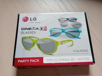 4x 3D brillen van LG