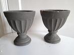 Set van 2 decoratieve bloempotten, Tuin en Terras, Ophalen of Verzenden, Gebruikt