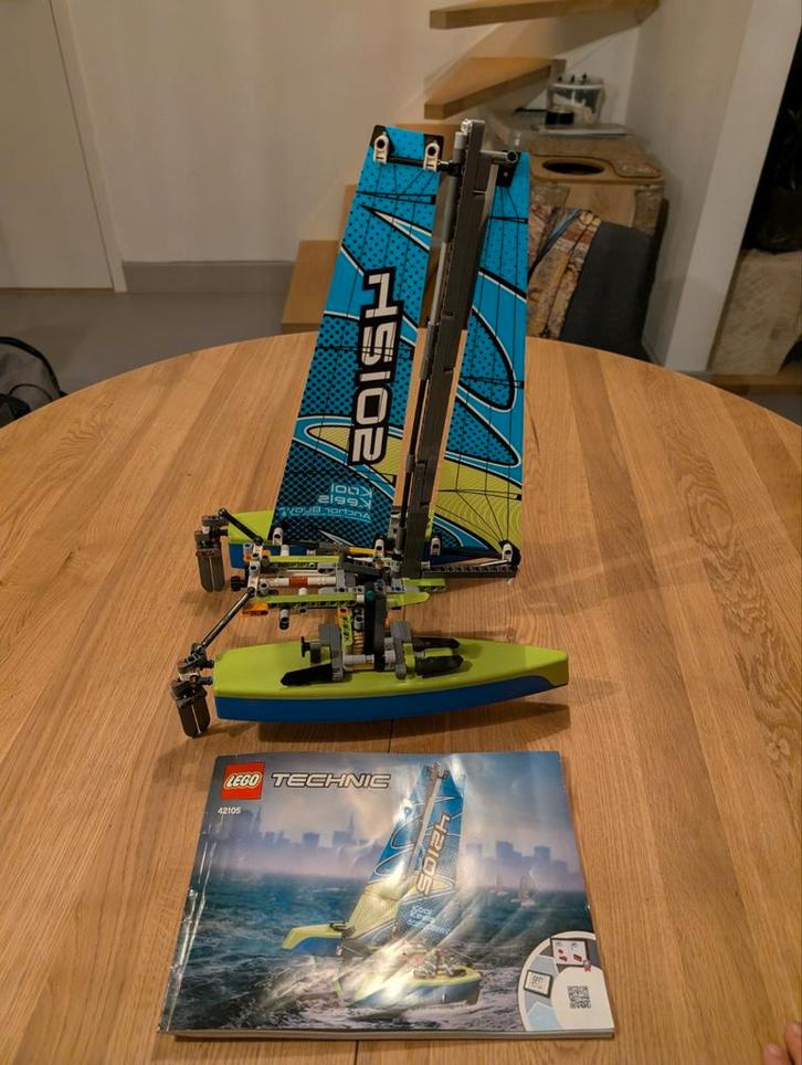 Gave Lego Technicset Katamaran (42105), Kinderen en Baby's, Speelgoed | Duplo en Lego, Zo goed als nieuw, Ophalen of Verzenden
