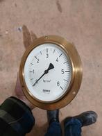 Manometer Oliedruk Motor Sleepboot Historisch Schip, Ophalen of Verzenden, Overige merken, 1960 of later