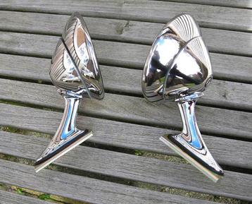 Chrome oldtimer GT spiegels  beschikbaar voor biedingen