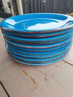 Set van blauwe dinerborden - Quid, Ophalen, Zo goed als nieuw, Bord(en), Overige stijlen