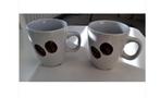 2 Siaki stoneware koffie/thee cups/mokken, Antiek en Kunst, Ophalen of Verzenden
