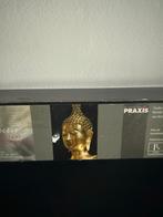 Foto Behang Buddha Goud 186x270cm, Huis en Inrichting, Stoffering | Behang, Ophalen, Minder dan 10 m², Muur decoratie