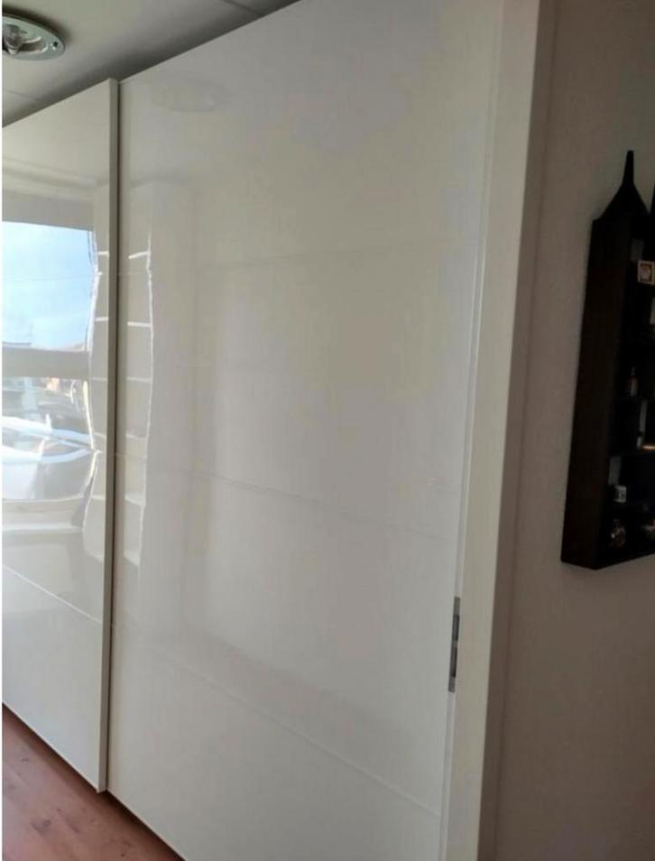 IKEA PAX kast 300 cm Anstad hoogglans schuifdeuren,compleet, Huis en Inrichting, Kasten | Kledingkasten, Zo goed als nieuw, 200 cm of meer