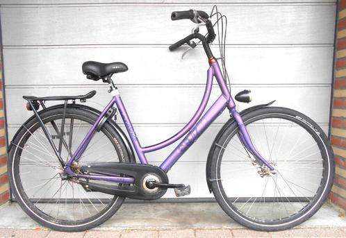Zéér goede Violet-Paarse Batavus 24/7, Alles werkt perfect, Fietsen en Brommers, Fietsen | Dames | Damesfietsen, Batavus, (Extra) lage instap