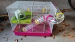 Hamsterkooi met buizen en huisje, Kooi, Gebruikt, Ophalen, Minder dan 60 cm