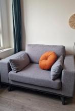 Loveseat Grijs Wehkamp Torino 120 cm, Huis en Inrichting, Ophalen, 75 tot 100 cm, Tweepersoons, Minder dan 150 cm