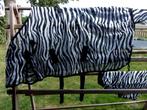 zebradeken zebra vliegendeken losse hals 95-145 pony, Dieren en Toebehoren, Paarden en Pony's | Dekens en Dekjes, Ophalen of Verzenden