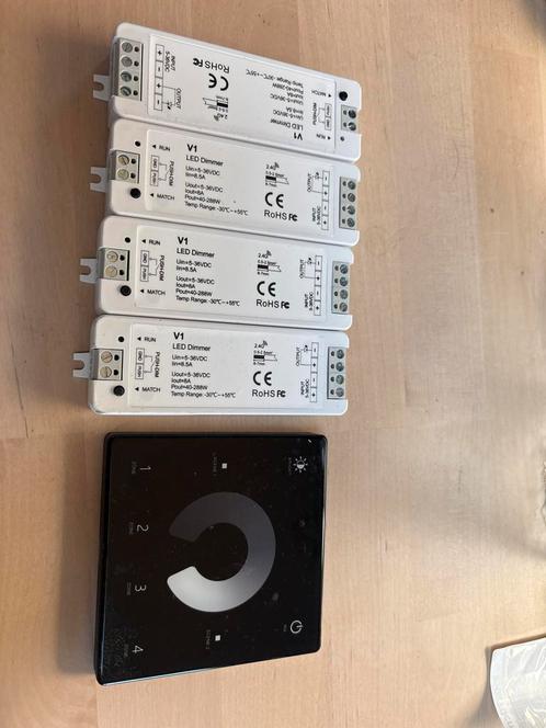 LED Dimmer Set met Afstandsbediening, Huis en Inrichting, Lampen | Wandlampen, Gebruikt, Ophalen of Verzenden