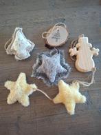 Kerstboom hangers - landelijke stijl - 6 stuks - als nieuw, Ophalen of Verzenden, Zo goed als nieuw
