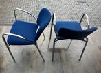 2 design stoelen Kho Liang ie, Huis en Inrichting, Stoelen, Blauw, Twee, Design, Gebruikt