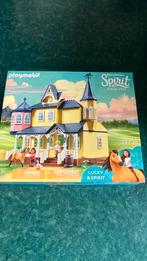 Playmobil spirit 9475 en 9480 huis en stal Boomerang, Kinderen en Baby's, Speelgoed | Playmobil, Ophalen of Verzenden, Gebruikt