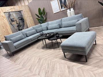 ZGAN Home Center Hoekbank - Grijs - 310 x 270 - Pocketvering beschikbaar voor biedingen