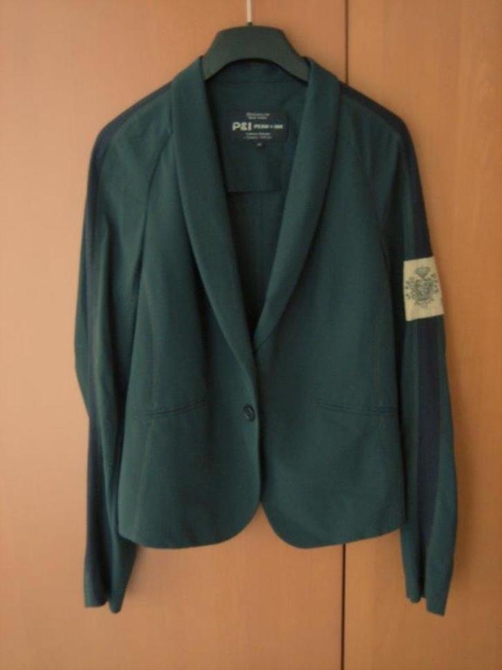 Zeer mooi groen travelstof jasje PENN & INK 42 Snazzeys, Kleding | Dames, Jasjes, Kostuums en Pakken, Nieuw, Jasje, Maat 42/44 (L)
