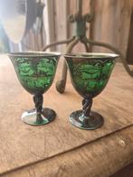 venetiaans glas murano met zilver  1900, Antiek en Kunst, Ophalen of Verzenden