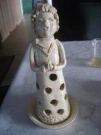 keramiek theelicht engel, Ophalen of Verzenden, Gebruikt