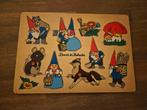 David de kabouter houten puzzel vintage, Ophalen of Verzenden, Minder dan 10 stukjes, Zo goed als nieuw, Van hout