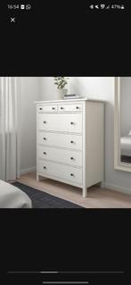 Witte Hemnes kast met 6 lades, Huis en Inrichting, Kasten | Kledingkasten, Ophalen, Gebruikt, 100 tot 150 cm, Scandinavisch